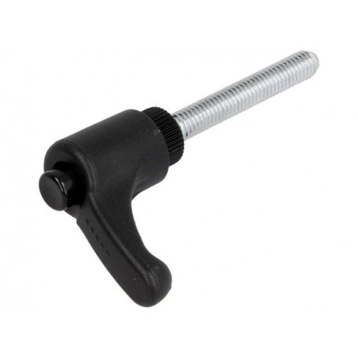 ERX.30 P-M6X40-C1; Lever; adjustable; Thread len: 40mm; Lever length: 30mm; -30÷130°C; ELESA+GANTER ERX.30 P-M6X40-C1; Lever; adjustable; Thread len: 40mm; Lever length: 30mm; -30÷130°C; ELESA+GANTER
