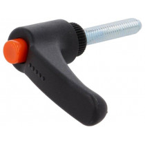 ERX.44 P-M6X30-C2; Lever; adjustable; Thread len: 30mm; Lever length: 44mm; -30÷130°C; ELESA+GANTER ERX.44 P-M6X30-C2; Lever; adjustable; Thread len: 30mm; Lever length: 44mm; -30÷130°C; ELESA+GANTER