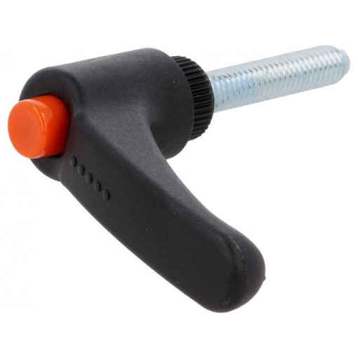 ERX.44 P-M6X30-C2; Lever; adjustable; Thread len: 30mm; Lever length: 44mm; -30÷130°C; ELESA+GANTER ERX.44 P-M6X30-C2; Lever; adjustable; Thread len: 30mm; Lever length: 44mm; -30÷130°C; ELESA+GANTER