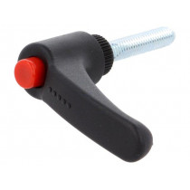 ERX.44 P-M6X30-C6; Lever; adjustable; Thread len: 30mm; Lever length: 44mm; -30÷130°C; ELESA+GANTER