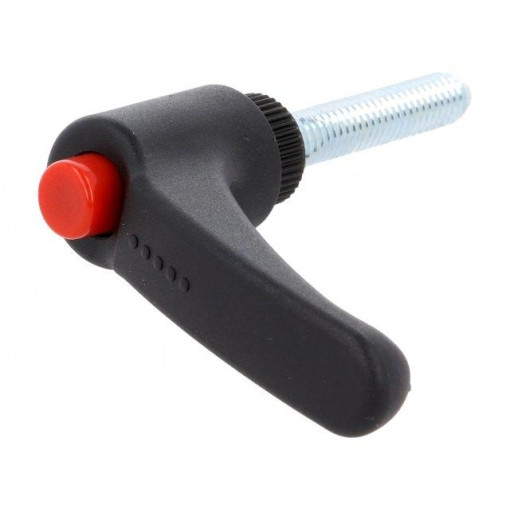 ERX.44 P-M6X30-C6; Lever; adjustable; Thread len: 30mm; Lever length: 44mm; -30÷130°C; ELESA+GANTER ERX.44 P-M6X30-C6; Lever; adjustable; Thread len: 30mm; Lever length: 44mm; -30÷130°C; ELESA+GANTER