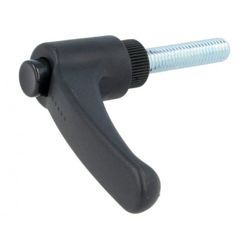 ERX.63 P-M8X35-C1; Lever; adjustable; Thread len: 35mm; Lever length: 63mm; -30÷130°C; ELESA+GANTER