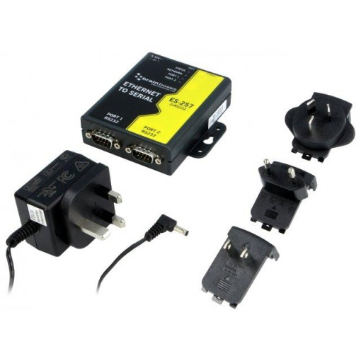 ES-257; Industrial module: serial device server; Number of ports: 3; BRAINBOXES