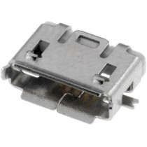 ESB2271101; Socket; USB AB micro; SMT; PIN: 5; USB 2.0; 0.65mm; 1.8A; 100V; ECE
