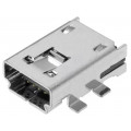 ESB33100000Z; Socket; USB A mini; SMT; PIN: 4; horizontal; ECE