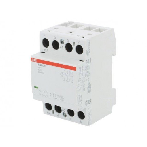 1SAE341111R0631; Contactor: 4-pole installation; NC + NO x3; 230VAC; 230VDC; 40A; ABB