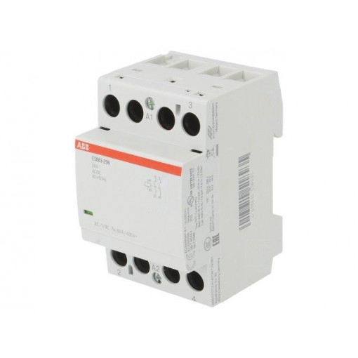 1SAE351111R0120; Contactor: 2-pole installation; NO x2; 24VAC; 24VDC; 63A; DIN; ESB; ABB