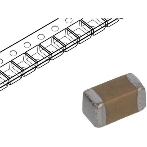 ESD35C104K4T2A-24; Capacitor: ceramic; MLCC; 100nF; 50V; X7R; ±10%; SMD; 0603; AVX