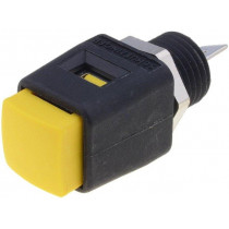ESD498/GE; Laboratory clamp; yellow; 60VDC; 16A; Contacts: nickel; -25÷90°C; SCHÜTZINGER