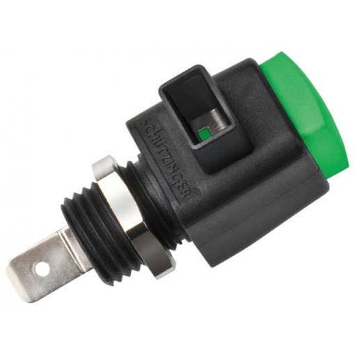 ESD798/GN; Laboratory clamp; green; 300VDC; 16A; Contacts: nickel; -25÷90°C; SCHÜTZINGER