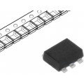 ESDALC6V1-5P6; Diode: Transil array; 6.1V; 2.5A; unidirectional,common anode; STMicroelectronics
