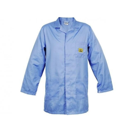 ; Coat; ESD; L (unisex); IEC 61340-5-1; blue; 1÷100MΩ; REECO ; Coat; ESD; L (unisex); IEC 61340-5-1; blue; 1÷100MΩ; REECO