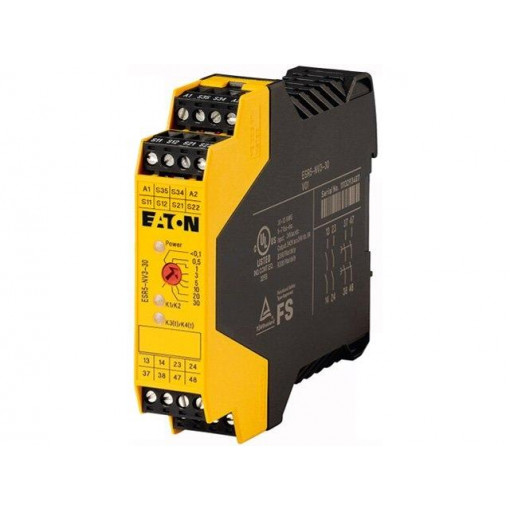 ESR5-NV3-30; Module: safety relay; Series: ESR5; 24VDC; IN: 4; Mounting: DIN; IP20; EATON ELECTRIC