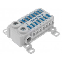 900-97-300120-59; Splice terminal: distribution block; ways: 1; terminals: 16; blue; ENCITECH