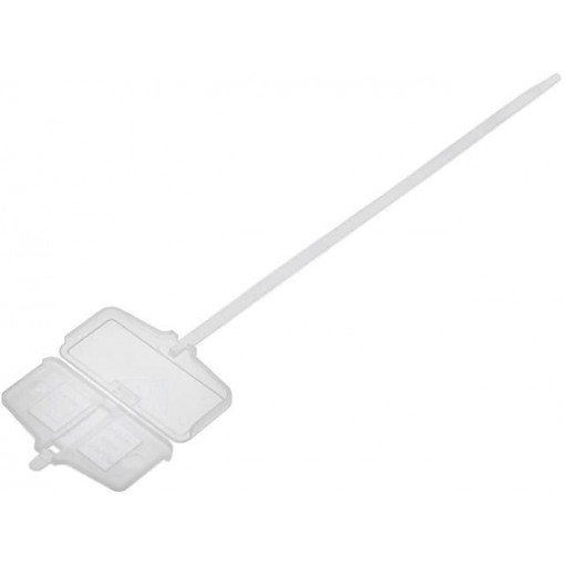 61742810; Cable tie; with label; L: 200mm; W: 5mm; polypropylene; -30÷110°C; LAPP KABEL