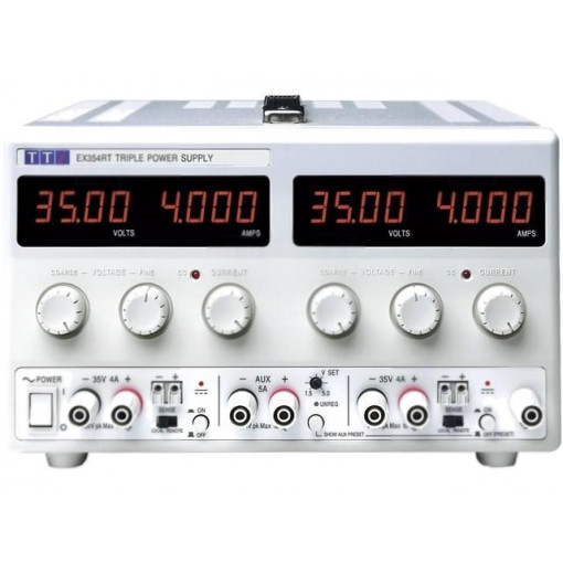 ; Power supply: laboratory; Channels: 3; 0÷35VDC; 0÷4A; 0÷35VDC; 0÷4A; AIM-TTI
