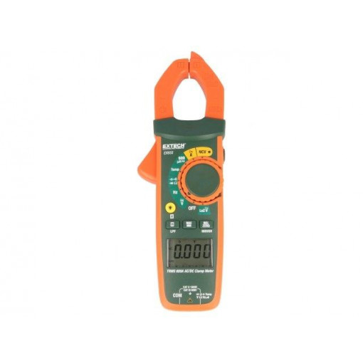 EX655; AC/DC digital clamp meter; Øcable: 30mm; I DC: 60/600A,600uA; EXTECH