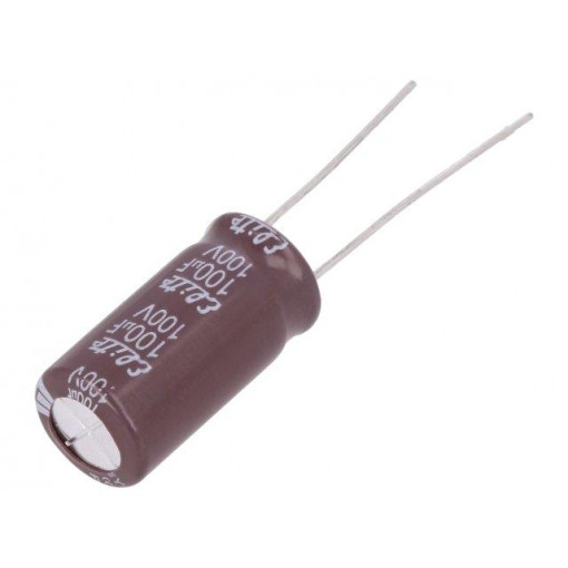 EY2A101MP51020; Capacitor: electrolytic; low impedance; THT; 100uF; 100VDC; ±20%; Elite