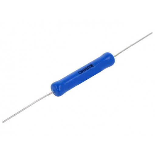 EY330KE; Resistor: wire-wound; ceramic; THT; 33Ω; 2.5W; ±10%; Ø9.4x46.2mm; OHMITE EY330KE; Resistor: wire-wound; ceramic; THT; 33Ω; 2.5W; ±10%; Ø9.4x46.2mm; OHMITE