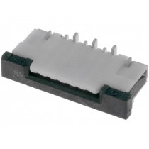 F1003WV-S-06P; Connector: FFC (FPC); vertical; PIN: 6; ZIF; SMT; 0.5A; 30mΩ; 1mm; 50V; JOINT TECH
