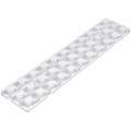 F13853_FLORENCE-Z90; LED lens; rectangular; Mat: PMMA plexiglass; transparent; LEDIL F13853_FLORENCE-Z90; LED lens; rectangular; Mat: PMMA plexiglass; transparent; LEDIL