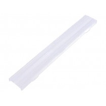 F15524_LINNEA-60; LED lens; rectangular; Mat: polycarbonate; transparent; H: 12mm; LEDIL