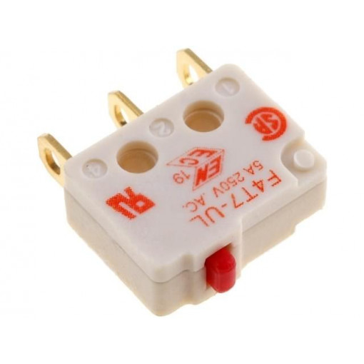 F4T7-UL; Microswitch SNAP ACTION; without lever; SPDT; 5A/250VAC; ON-(ON); SAIA-BURGESS