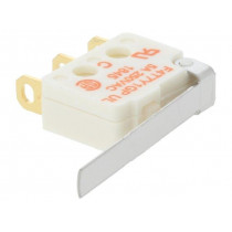 F4T7Y1GPUL; Microswitch SNAP ACTION; with lever; SPDT; 5A/250VAC; ON-(ON); SAIA-BURGESS F4T7Y1GPUL; Microswitch SNAP ACTION; with lever; SPDT; 5A/250VAC; ON-(ON); SAIA-BURGESS