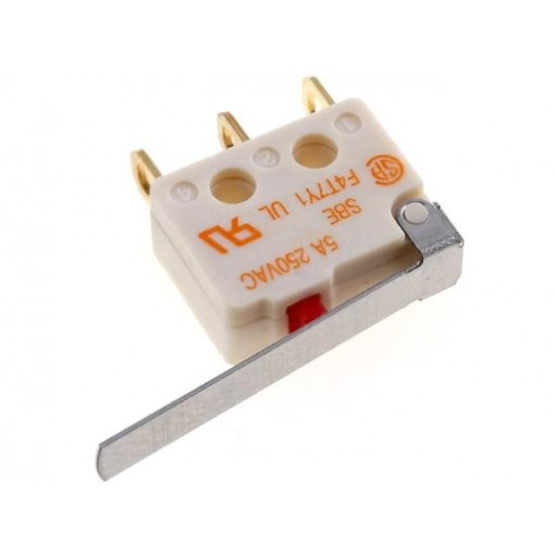 F4T7Y1-UL; Microswitch SNAP ACTION; with lever; SPDT; 5A/250VAC; ON-(ON); SAIA-BURGESS F4T7Y1-UL; Microswitch SNAP ACTION; with lever; SPDT; 5A/250VAC; ON-(ON); SAIA-BURGESS