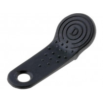 ; Pellet memory holder in a keychain; black; 