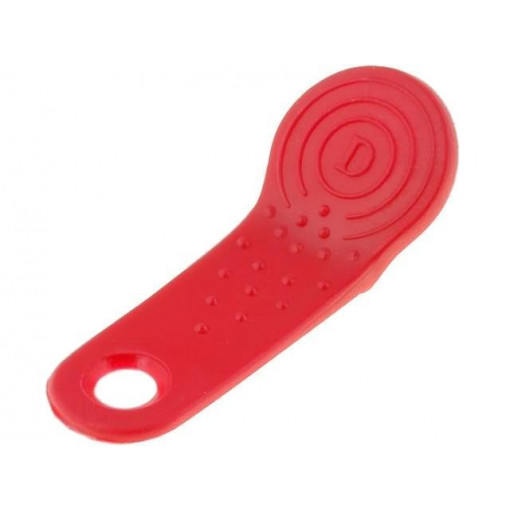 ; Pellet memory holder in a keychain; red; 