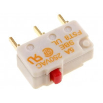 F5T8-UL; Microswitch SNAP ACTION; without lever; SPDT; 5A/250VAC; ON-(ON); SAIA-BURGESS F5T8-UL; Microswitch SNAP ACTION; without lever; SPDT; 5A/250VAC; ON-(ON); SAIA-BURGESS