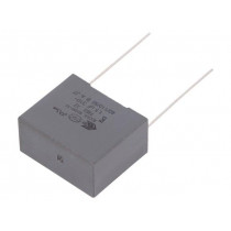 F863DV155K310ALW0L; Capacitor: polypropylene; X2; 1.5uF; 22.5mm; ±10%; 26.5x22x13mm; KEMET