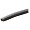 087EPE04911; Hole and edge shield; PVC; L: 10m; black; H: 14.5mm; W: 10mm; FATH