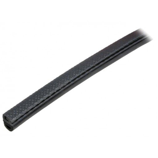 087SPES01911; Hole and edge shield; L: 10m; black; H: 9.5mm; Panel thick: 1÷2mm; FATH 087SPES01911; Hole and edge shield; L: 10m; black; H: 9.5mm; Panel thick: 1÷2mm; FATH