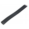 087SPET01911; Hole and edge shield; L: 10m; black; H: 15.1mm; W: 6.5mm; industrial; FATH