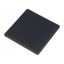 91023; Stopper; for profiles; Width of the groove: 8mm; W: 80mm; L: 80mm; FATH