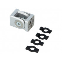 093GA20AN; Hinge; for profiles; Width of the groove: 5mm; aluminium; FATH 093GA20AN; Hinge; for profiles; Width of the groove: 5mm; aluminium; FATH