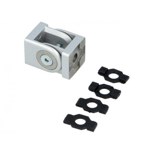093GA20AN; Hinge; for profiles; Width of the groove: 5mm; aluminium; FATH 093GA20AN; Hinge; for profiles; Width of the groove: 5mm; aluminium; FATH