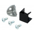 093WE201N05S02; Angle bracket; for profiles; Width of the groove: 5mm; aluminium; FATH 093WE201N05S02; Angle bracket; for profiles; Width of the groove: 5mm; aluminium; FATH