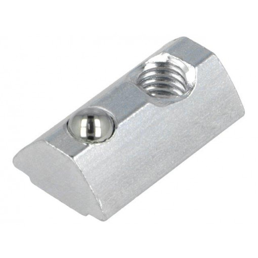 096026; Nut; for profiles; Width of the groove: 8mm; steel; zinc; FATH