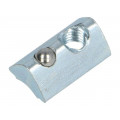 096555; Nut; for profiles; Width of the groove: 6mm; steel; zinc; FATH 096555; Nut; for profiles; Width of the groove: 6mm; steel; zinc; FATH