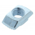 096H10817; Nut; for profiles; Width of the groove: 10mm; steel; zinc; H: 1.5mm; FATH 096H10817; Nut; for profiles; Width of the groove: 10mm; steel; zinc; H: 1.5mm; FATH