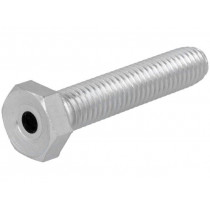 098EM08040M; Pin; M8; Plunger mat: steel; Plating: zinc; Thread len: 40mm; FATH