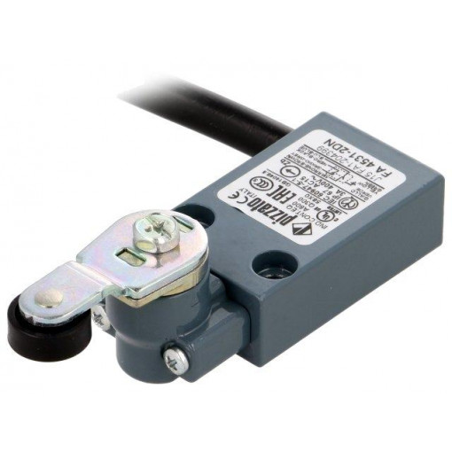 FA 4531-2DN; Limit switch; roller lever; NO + NC; 4A; max.250VAC; lead 2m; 20mm; PIZZATO ELETTRICA FA 4531-2DN; Limit switch; roller lever; NO + NC; 4A; max.250VAC; lead 2m; 20mm; PIZZATO ELETTRICA