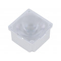 FA15229_ROSE-MRK-S; LED lens; square; Mat: polycarbonate; transparent; 29°; H: 12.96mm; LEDIL FA15229_ROSE-MRK-S; LED lens; square; Mat: polycarbonate; transparent; 29°; H: 12.96mm; LEDIL