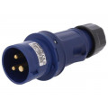 13200; Connector: AC supply 3-phase; plug; male; 16A; 380/415VAC; IP44; Famatel