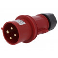 13302; Connector: AC supply 3-phase; plug; male; 32A; 380/415VAC; IP44; Famatel