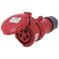 23301; Connector: AC supply 3-phase; socket; female; 16A; 380/415VAC; Famatel 23301; Connector: AC supply 3-phase; socket; female; 16A; 380/415VAC; Famatel