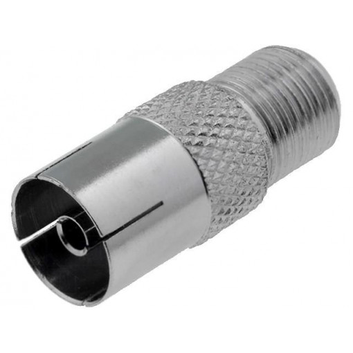 ; Adapter; F socket,coaxial 9.5mm socket; ; Adapter; F socket,coaxial 9.5mm socket;